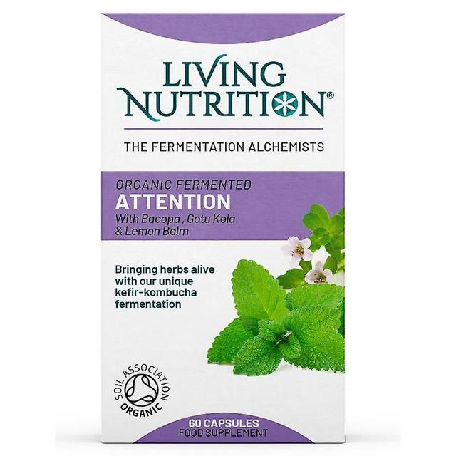 Living Nutrition Cápsulas de Atenção Fermentada Orgânica 60 (LN2210) on Productcaster.