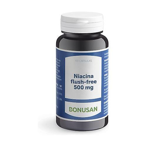 Bonusan Flush-Free Niacina 60 capsules of 500mg on Productcaster.