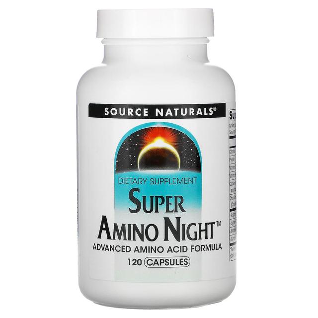 Source Naturals, Super Amino Night, 120 Cápsulas on Productcaster.