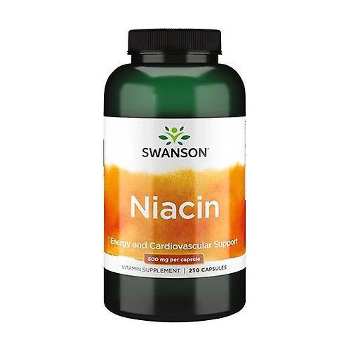 Swanson Premium niacin 500 mg 250 capsules of 500mg on Productcaster.