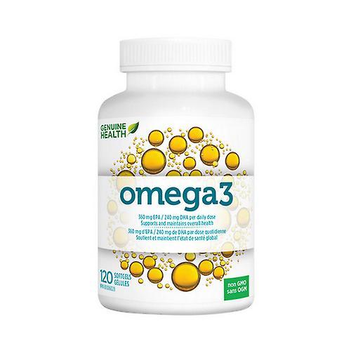 Genuine Health Omega3 ,120 Softgels on Productcaster.