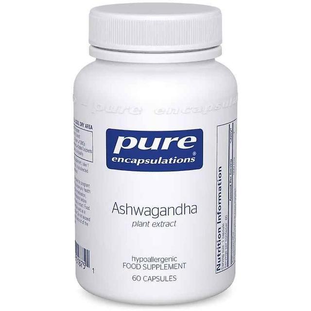 Pure Encapsulations Encapsulamentos puros Cápsulas Ashwagandha 60 on Productcaster.