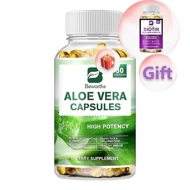 Visgaler Bw Aloe Vera Supplement Fat Burning Digestion Health Support Regulating Blood Sugar For Women&man Health Multivitamin Capsule 30pcs on Productcaster.