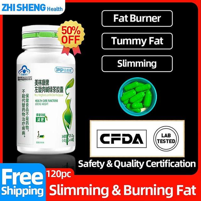 Tib L Carnitine Capsules Slimming Products Belly Fat Burner Remover Burn Tummy Fat Lose Weight Green Tea Cfda Approve 60pc/120pc 1bottle 60pc on Productcaster.