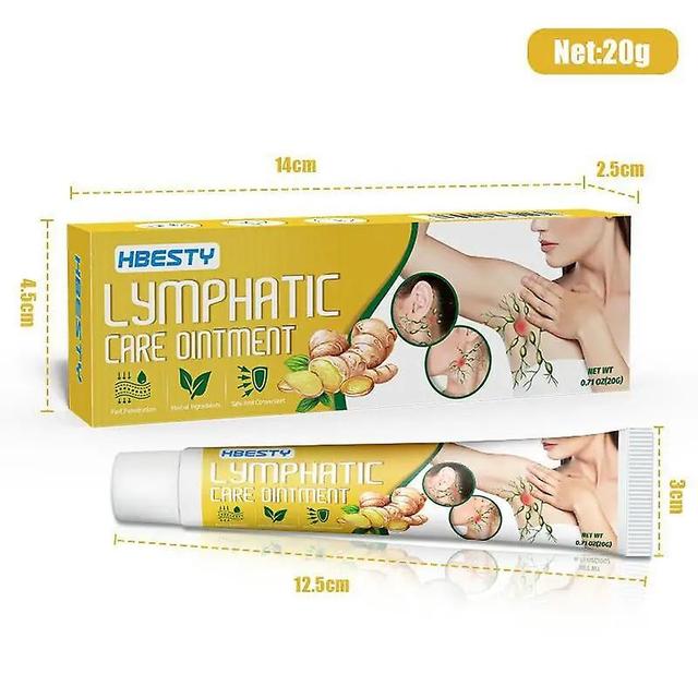 Hywell HBESTY Lymphatische Entgiftungssalbe Achselhöhlen- und Halspflegecreme Anti-Schwellungs-Linderung Schmerzvergrößerungssalbe 1pcs on Productcaster.