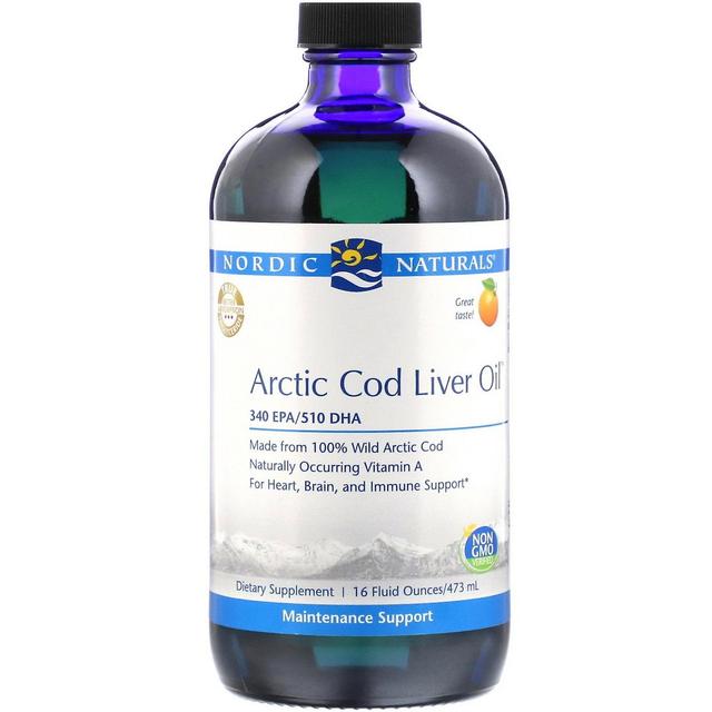 Nordic Naturals, Arctic Cod Liver Oil, Orange , 16 fl oz (473 ml) on Productcaster.