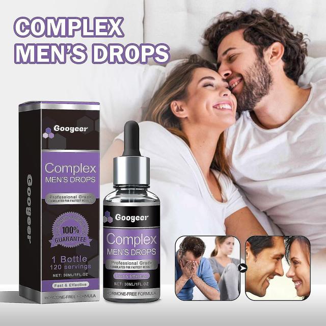 Complex Men's Drops, 2024 Upgraded Complex Mens Drops, Secret Drops för starka män, Secret Happy Drops, Prostadine Drops för prostatahälsa 3pcs on Productcaster.