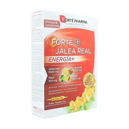 Forté Pharma Forté Royal Jelly Energy + 20 ampoules of 15ml on Productcaster.