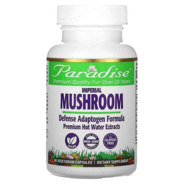 Paradise Herbs, Imperial Mushroom, 60 Vegetarian Capsules on Productcaster.