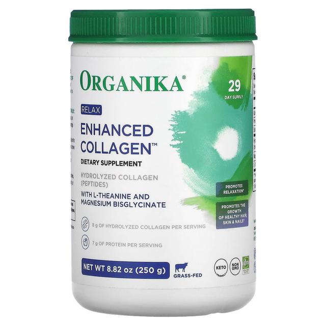 Organika, Förbättrad kollagen, Slappna av , 8.82 oz (250 g) on Productcaster.