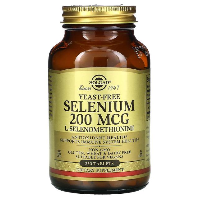 Solgar, Selenium, Yeast-Free, 200 mcg, 250 Tablets on Productcaster.