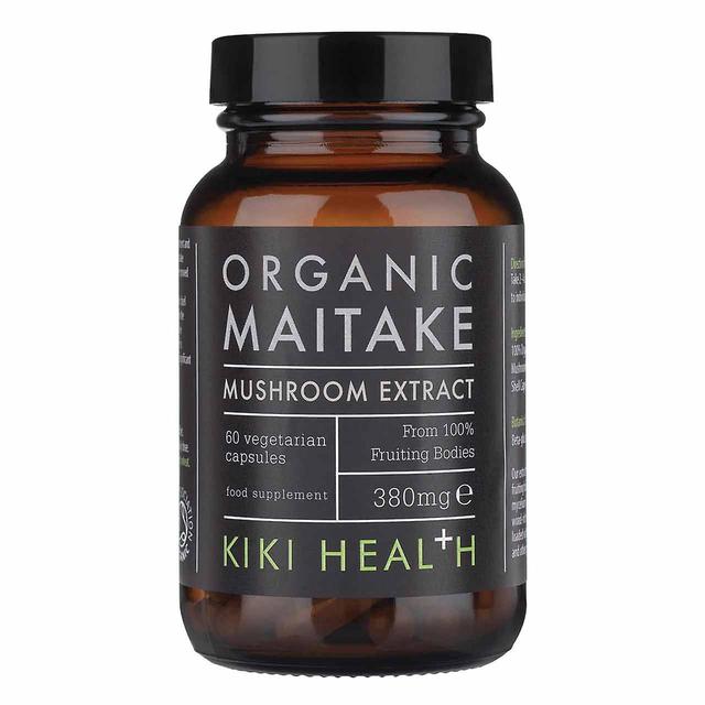 KIKI Health Kiki hälsa ekologisk maitake svamp extrakt kapslar 60-talet on Productcaster.