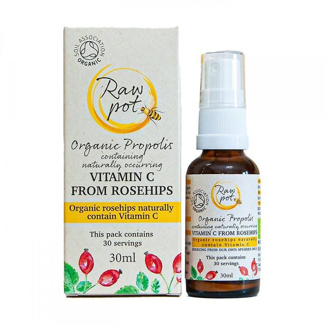 Raw pot organic propolis with vitamin c from rosehips on Productcaster.