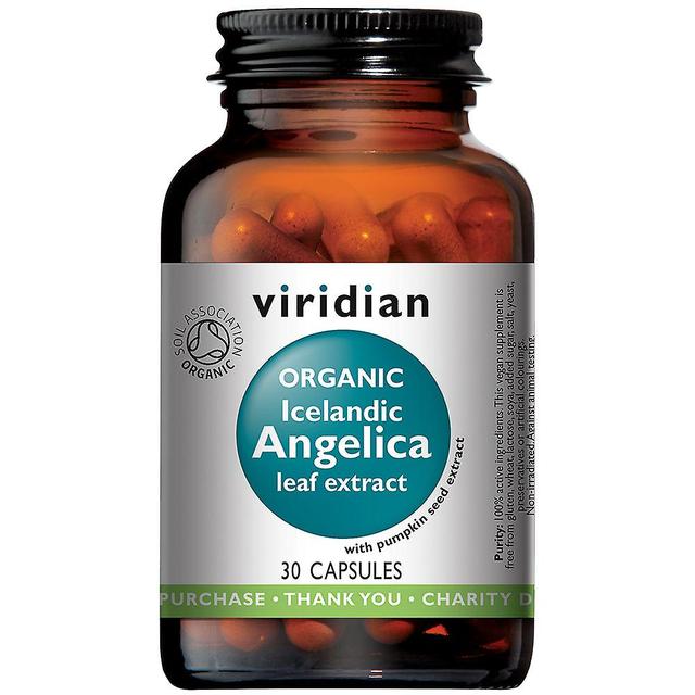 Viridian organic icelandic angelica leaf extract 30's on Productcaster.