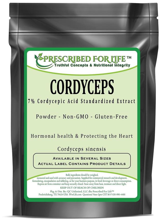 Prescribed For Life Cordyceps Mushroom - 7% Cordycepic Acid Extract Powder (Cordyceps sinensis) 4 oz (113 g) on Productcaster.