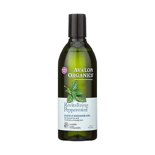 Avalon Organics Gel de bain et de douche, menthe poivrée revitalisante, 12 oz (paquet de 1) on Productcaster.