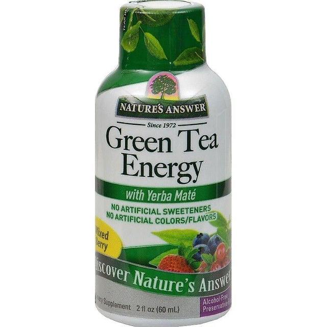 Nature's Answer Natural Green Tea Energy 60ml 1600 on Productcaster.