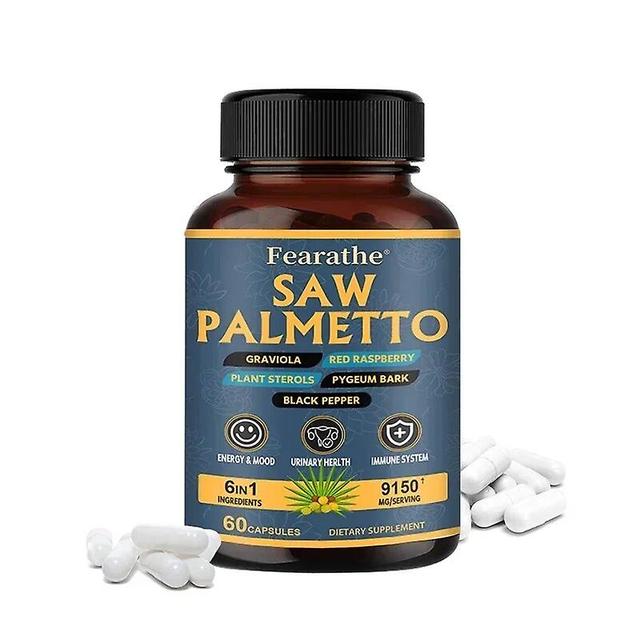 Vorallme Saw Palmetto Extract - Supports Urinary Tract and Prostate Health, DHT Blocker, Hair Supplement 60 count-1 bottle on Productcaster.