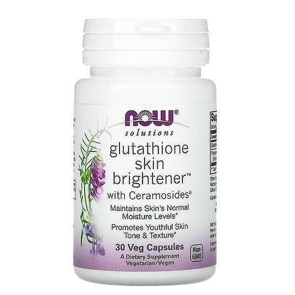 Now Foods, Solutions, Glutathione Skin Brightener, 30 Veg Capsules on Productcaster.