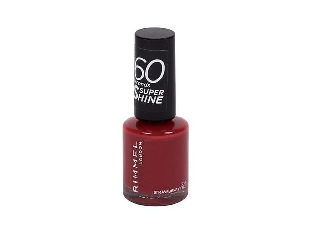 Rimmel London - 60 Seconds Super Shine 713 Strawberry Fizz - For Women, 8 ml on Productcaster.