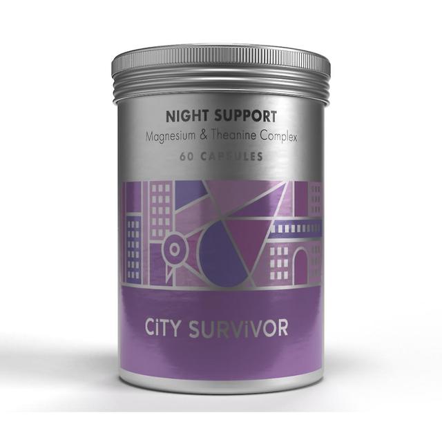 City survivor night support magnesium &; teanine complex 60-luku on Productcaster.