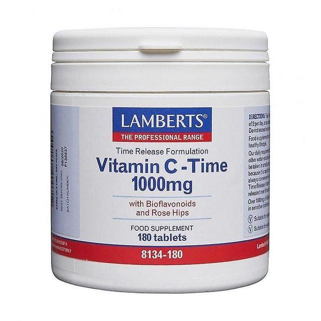 Lamberts Vitamina C 1000mg Comprimidos de liberação de tempo 180 (8134-180) on Productcaster.