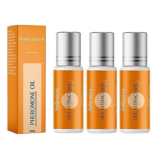 3pcs Roll-on Pheromone Infused Essential Oil Perfume Cologne 10ml Adult Unisex on Productcaster.