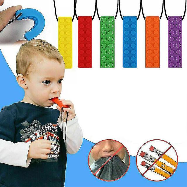 Autism Chew Necklace - Children's Baby Chew Sensory Chew Necklace for Autistic Toddlers on Productcaster.