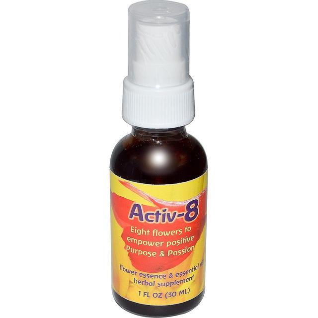 Flower Essence Services, Activ-8, Flower Essence & Essential Oil, 1 fl oz (30 ml) on Productcaster.