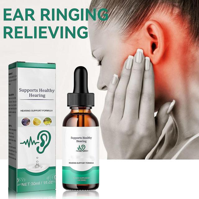 New Tinnitus Treatment Hearing Support Drops, Tinnitus Relief For Ringing Ears, Ear Drops Hearing Support Drops Supplement Help Eardrum Health 3pcs... on Productcaster.