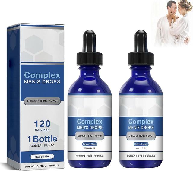 Haobuy Complex Drops For Men, 30ml Complex Mens Drops, Secret Drops For Strong Men, Strong Drop, Big Man Drops Complex Drops For Men Supplement 2pcs on Productcaster.