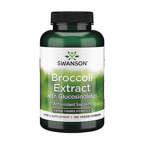 Swanson Green foods formulas broccoli extract with glucosinolates 600 mg 120 vegetable capsules of 600mg on Productcaster.