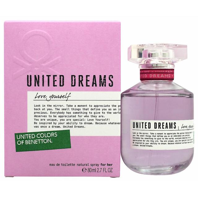 United Colors of Benetton Benetton United Dreams Love Yourself Eau de Toilette Spray 80ml on Productcaster.