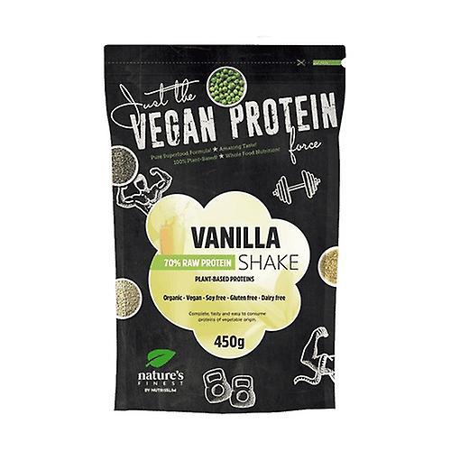 Natures Finest Organic vanilla 70% protein shake 450 g of powder (Vanilla) on Productcaster.