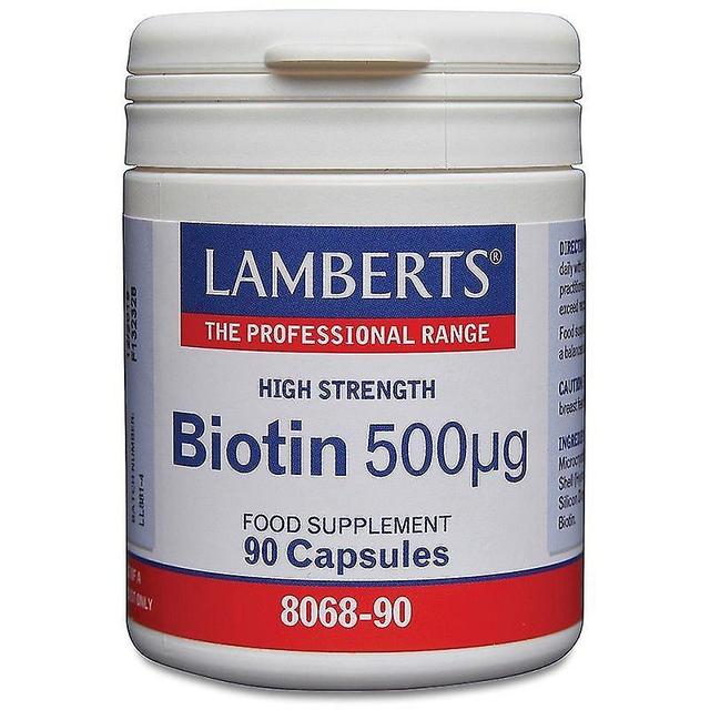 Lamberts Biotin 500ug Kapsułki 90 (8068-90) on Productcaster.