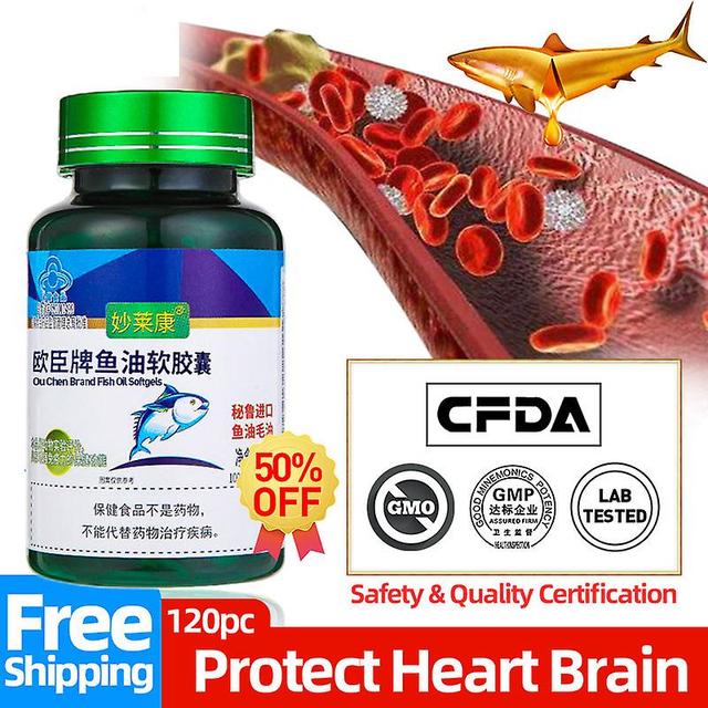 Vorallme Omega 3 Fischöl 1000mg Capusles Epa Dha Gehirn Unterstützung Arteriosklerose Blutgefäßreiniger Cholesterinsenker Cfda Genehmigen on Productcaster.