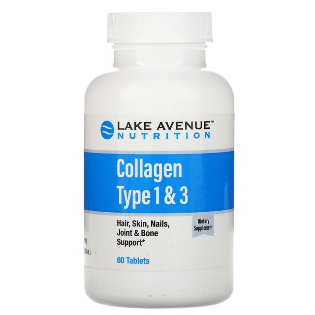 Lake Avenue Nutrition, Hydrolyzed Collagen Type 1 & 3, 1,000 mg, 60 Tablets on Productcaster.