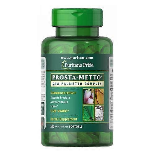 Puritan's Pride Prosta-Metto Saw Palmetto Complex Til Mænd med Zink, 240 Softgels on Productcaster.