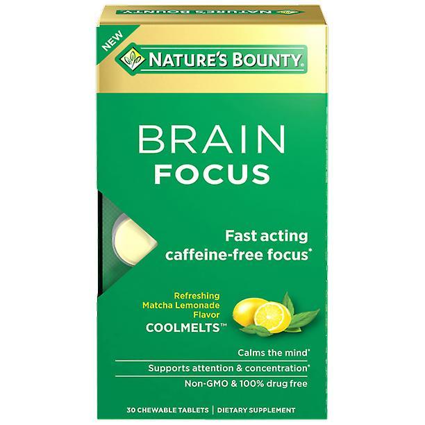 Natures Bounty Nature's bounty brain focus brain supplements, chewable tablets, 30 count on Productcaster.