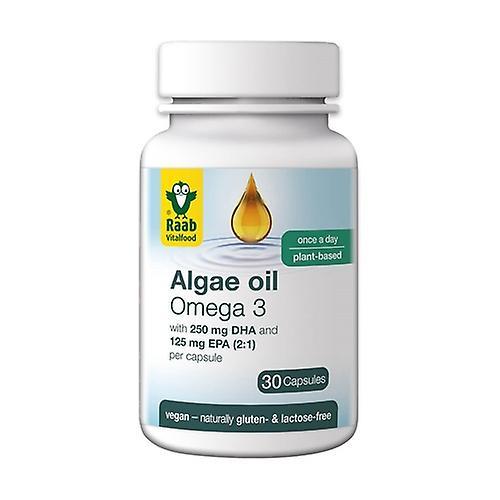 Raab DHA and EPA omega 3 algae oil 30 capsules of 1183mg on Productcaster.