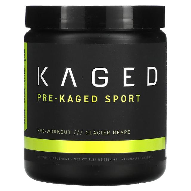 Kaged, PRE-KAGED Sport, Pre-Workout, Glacier Grape, 9.31 oz (264 g) on Productcaster.