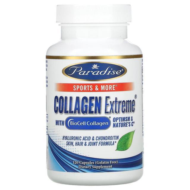 Paradise Herbs, Collagen Extreme with BioCell Collagen, OptiMSM & Nature's C, 120 Capsules on Productcaster.