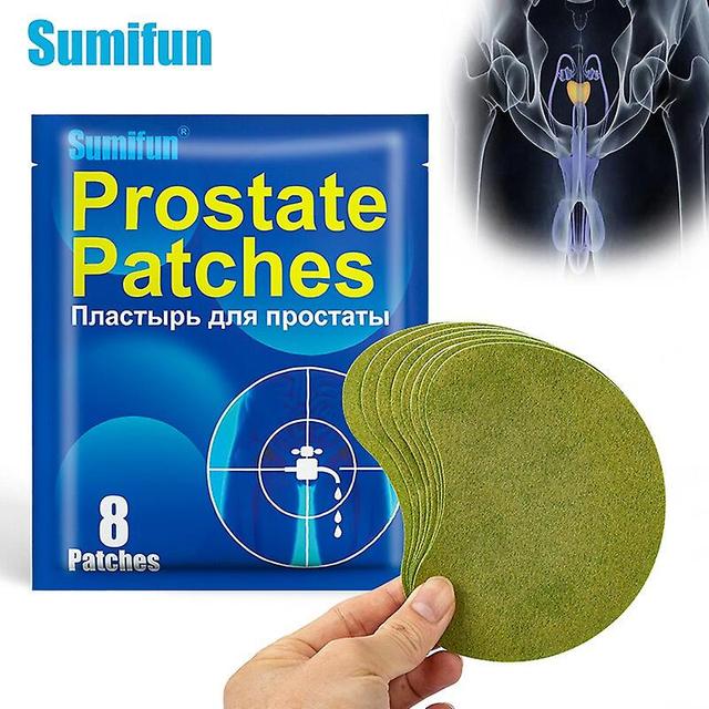 Coscelia 8pcs Sumifun Masculino Próstata Patch Médico Aliviar Deficiência Renal Micção Frequente Hipofunção Aguda Prostatite Cuidados de Saúde 8pcs... on Productcaster.