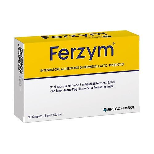 Specchiasol Ferzym plus capsules 30 capsules on Productcaster.