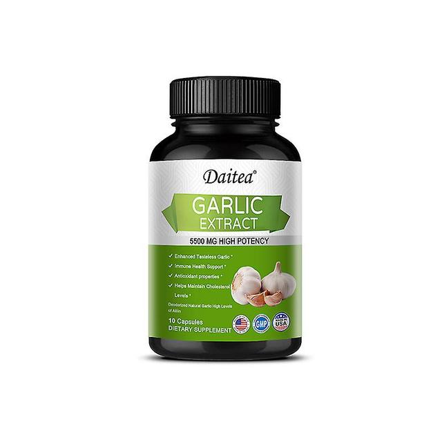 Vorallme Daitea Garlic Capsules Antioxidants Help Maintain Cholesterol Levels Strengthen The Immune System Support Skin Heart Health 10count-1 bottle on Productcaster.