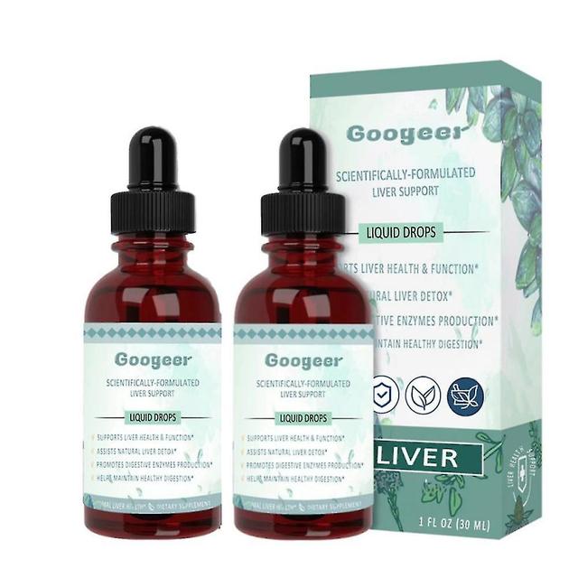 1-3pcs Repair Drops Foie Nettoyer Détox Soulager La Fatigue Foie Soutien Supplément 2pcs on Productcaster.