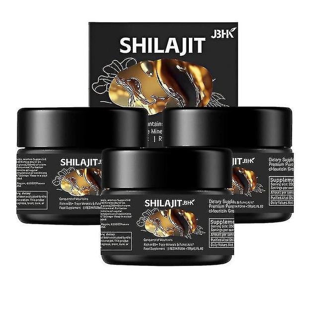 3ks himalájska živica shilajit, 50g, 100% čistá, mäkká živica, organická, extrémne účinná on Productcaster.