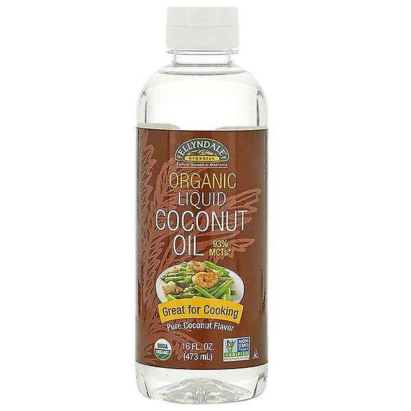 Now Foods, Ellyndale Organics, Organic Liquid Coconut Oil, Pure Coconut Flavor, 16 fl oz (473 ml) on Productcaster.