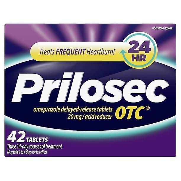 Prilosec otc heartburn relief and acid reducer tablets, 42 ct on Productcaster.