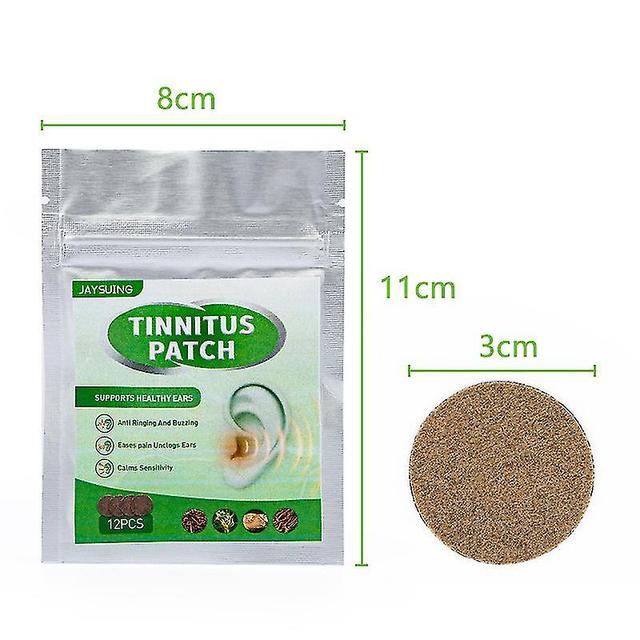 12/24/48pcs Tinnitus Patch Chinese Herbs Treat Deafness Protect Hearing Sticker 12pcs in 1 bag on Productcaster.